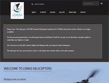 Tablet Screenshot of lomashelicopters.co.uk